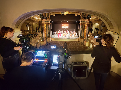 Studierende des IMJ bei der Konzertproduktion bei den Schwetzinger Festspielen 2026